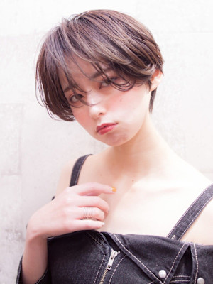 大人かわいい　マニッシュショート