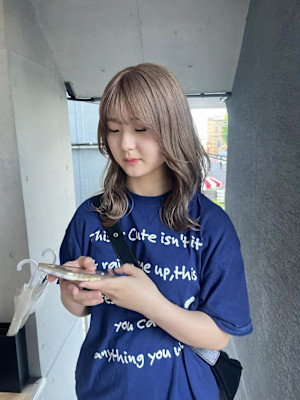 ミルクティーベージュ ミルクティーアッシュ　グレーベージュ