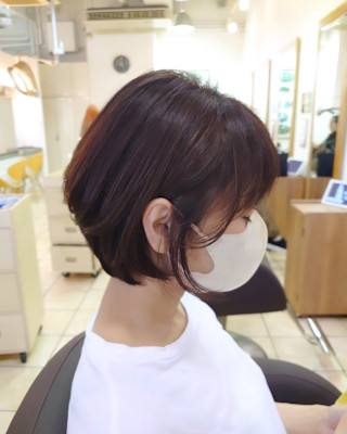 大人可愛い×ショートボブスタイル