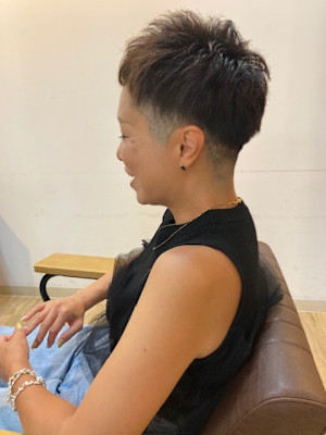 お客様髪質改善データ1350（女性のベリーショート）