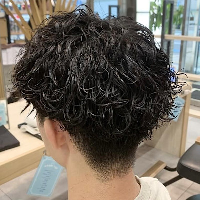 メンズパーマ/波巻き/波巻きパーマ/メンズカット