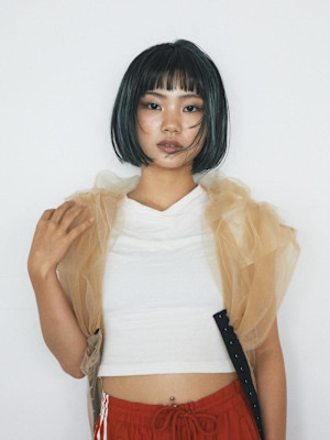 地毛ハイライト グリーンカラー【FIRST】吉田京介