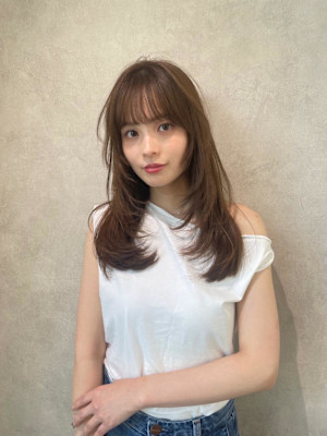 miu&清水大誠　韓国ヘア　レイヤーカット