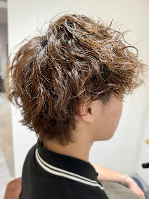 ツイスパ×波巻きパーマ