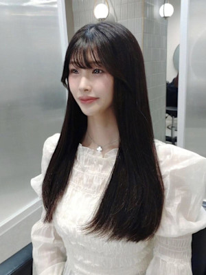 《韓国ヘア》地毛風カラー×韓国風お顔周り