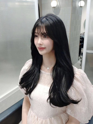 《韓国ヘア》黒髪×韓国ヘア