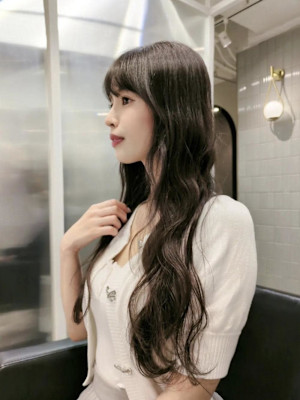 《韓国ヘア》ダークブラウンカラー