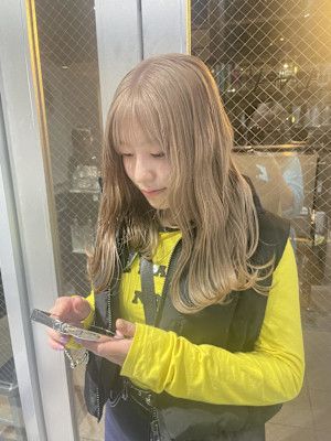 ミルクティーベージュ/ハイトーンカラー/ミルクティーアッシュ