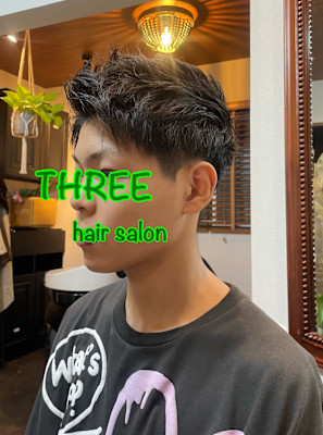 ピンパーマで作る無造作ショート