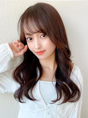 美髪/髪質改善/韓国/切りっぱなしボブ/フェイスレイヤー