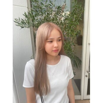 ハイトーンサンドベージュ【藤枝/藤枝駅周辺/ブリーチ】