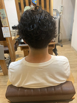 お客様髪質改善データ1356（メンズパーマ）