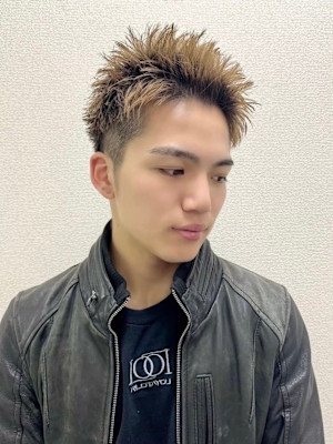 ハイトーンアップバング