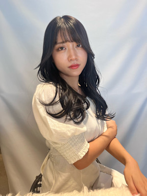 【暗髪】韓国女子/社会人向けトーンダウン/アッシュブラック