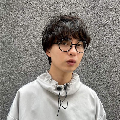 マッシュバング/ニュアンスパーマ