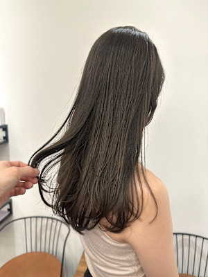 池袋 イルミナカラー 透明感 暗髪 アッシュ♪
