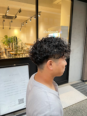 動きあるパーマ