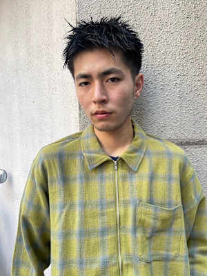 メンズ/メンズカット/ブリーチ/ダブルカラー/韓国/眉毛