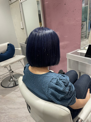 ボブ×ネイビーブルー