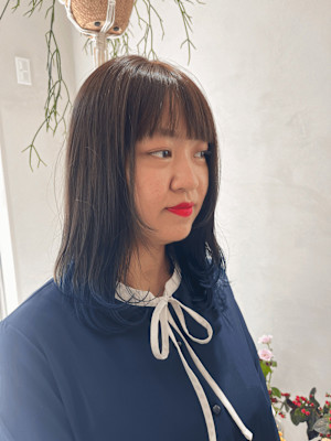 《花屋併設》レイヤーカット×裾カラー　　　　