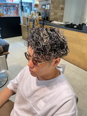 ハイライト×パーマ