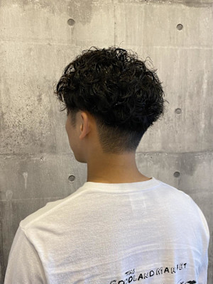 強めスパイラルパーマ