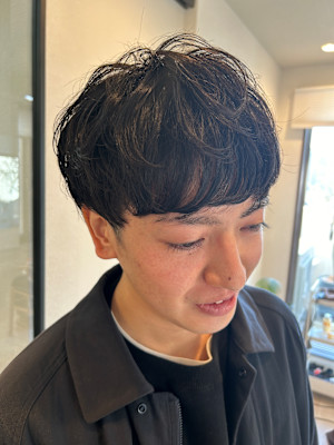 【noka 新宿】重めのマッシュ