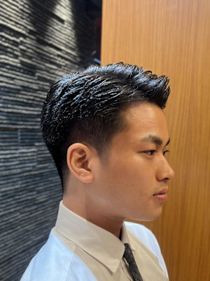 銀座理容室　メンズシチサンヘア