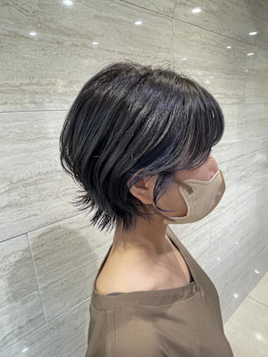 ショートウルフ×アッシュカラー/Kurumi