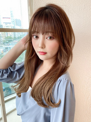 30代/40代/レイヤーカット/前髪/イメチェン/韓国ヘア