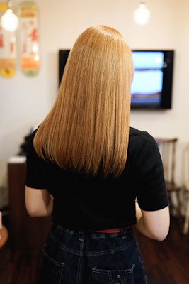 ロング×ブロンド
