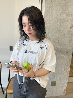 黒髪大人パーマ