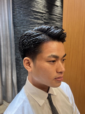 銀座理容室　メンズシチサンヘア