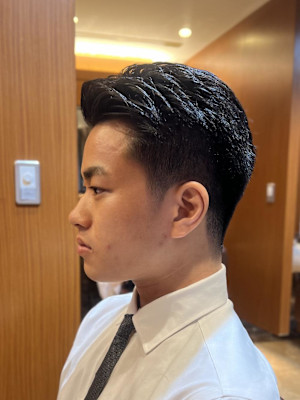 銀座理容室　メンズシチサンヘア