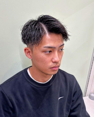 横浜メンズパーマ七三パーマツイストパーマツイストスパイラル