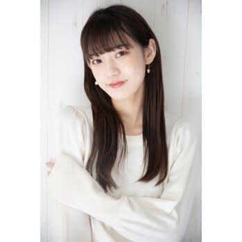 大人美人艶カラーベージュ小顔カットレイヤーロング