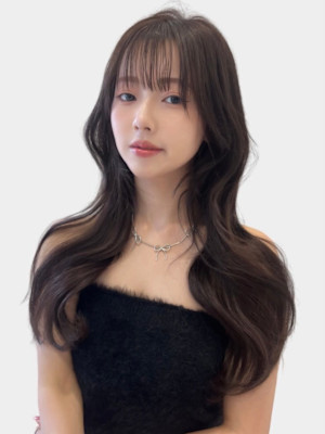 韓国ミディアムレイヤー大人かわいい20代30代40代２WAY