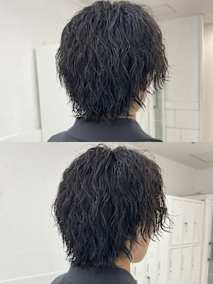 メンズツイストスパイラルパーマ