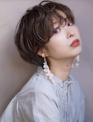 セクシーパーマショート