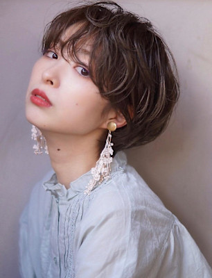 セクシーパーマショート