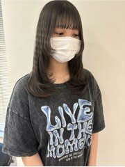 【担当きょうこ】シアーグレージュ/フェイスレイヤー/小顔カッ