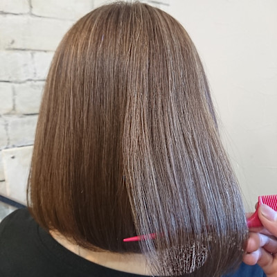 白髪ぼかしハイライト