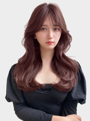 30代40代髪質改善ココアブラウン艶感ストレート透明感赤み消