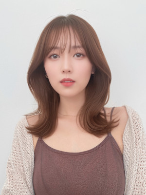 デジタルパーマ丸みカールヘルシースタイルくびれレイヤー