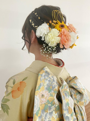 成人式/卒業式/ヘアセット/着付け