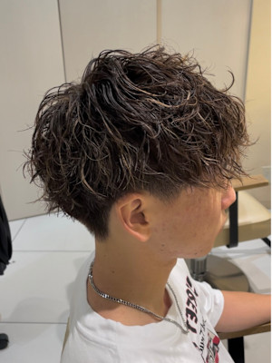 波巻きパーマ/メンズパーマ/波巻きスパイラルパーマ/本厚木駅