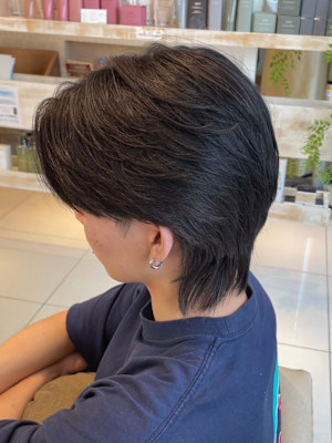 メンズ曲がる縮毛矯正/ストレートパーマ/前髪縮毛矯正/本厚木