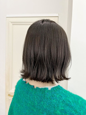 美髪/大人かわいい/こなれミディ/サンドベージュ