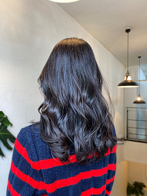 レイヤーカット・ラベンダーブルージュ