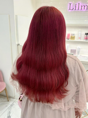 カラーバターで作るつよめピンク＊まゆ